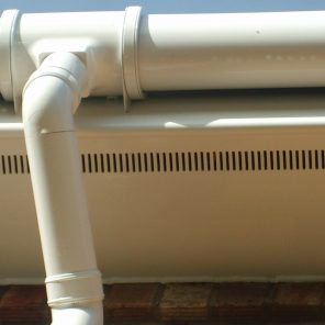 White uPVC fascia, soffit and guttering