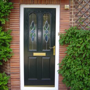 Black composite door