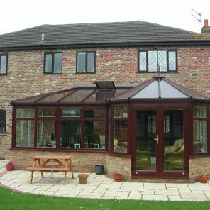 Rosewood Victorian P-shaped conservatory