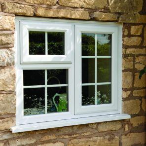 Georgian uPVC casement window