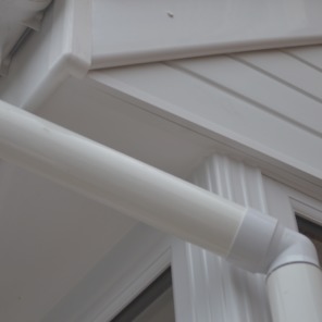 external uPVC white cladding 